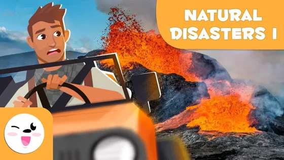 NATURAL DISASTERS for kids - EARTHQUAKE VOLCÁN TSUNAMI HURRICANE ️ TORNADO WILDFIRE